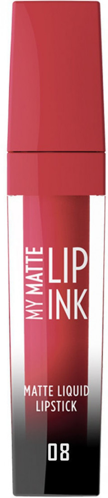 Помада для губ жидкая матовая «My matte lip ink», тон 08 | Golden Rose