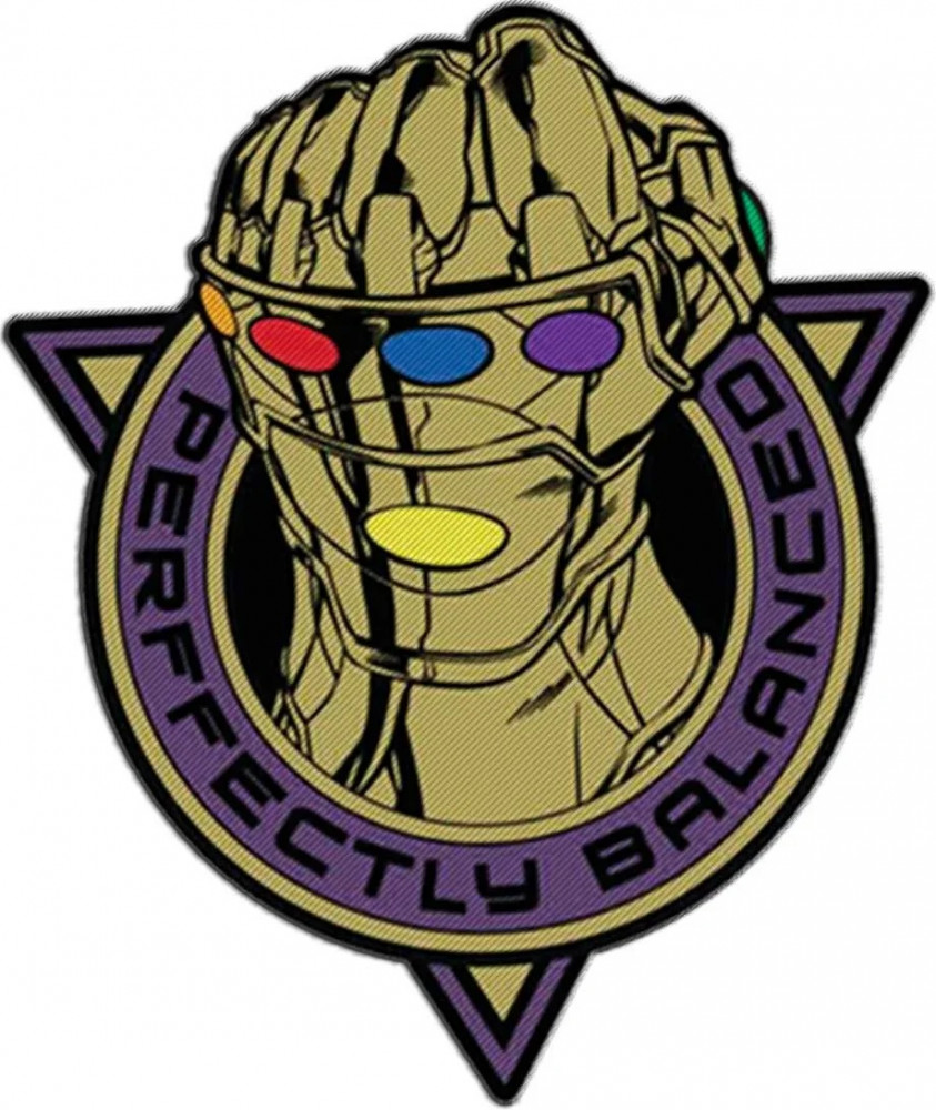 Наклейка-патч для одежды «Танос» | PrioritY