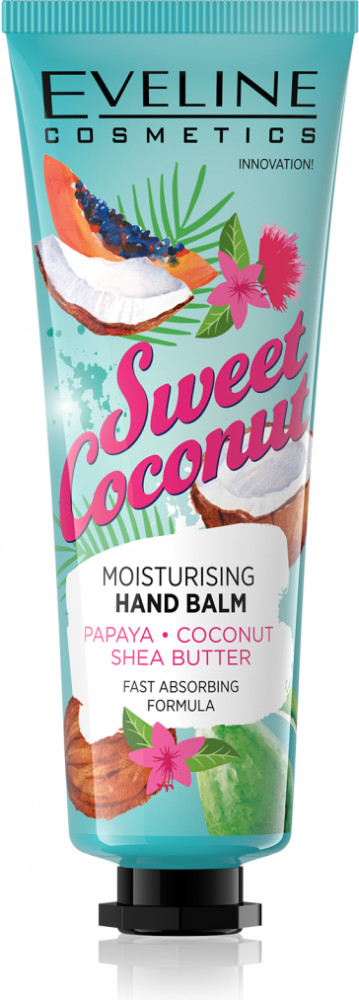 Крем для рук с экстрактом папайи, кокоса и масло ши | Eveline Cosmetics