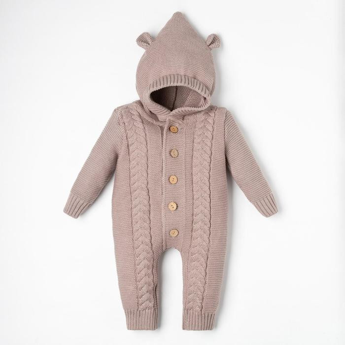 Комбинезон вязаный для новорожденных «Мишка» | Крошка Я