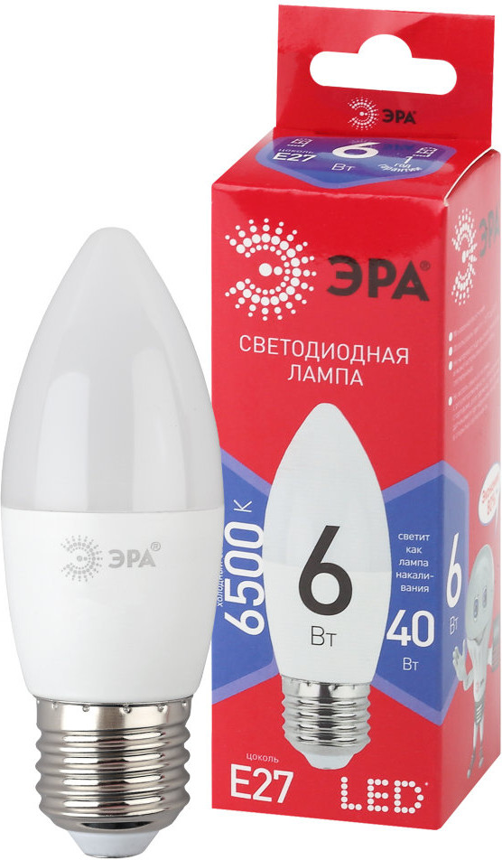 Лампа светодиодная Эра | ECO B35 | Эра