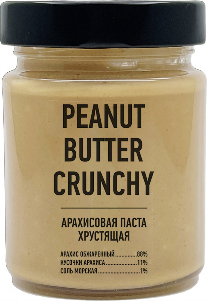 Паста арахисовая «Crunchy» | Arahis Project