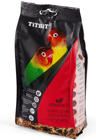Корм для средних попугаев | TiTBiT