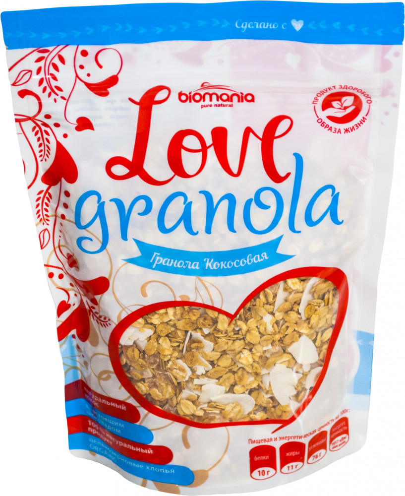 Гранола кокосовая | Love Granola | Biomania