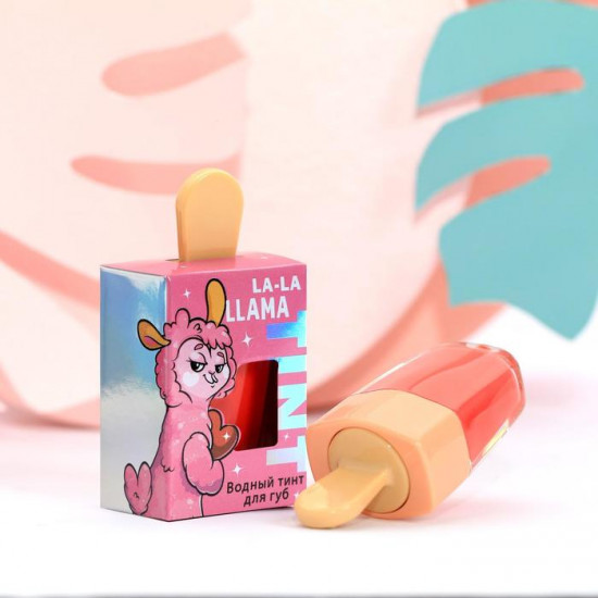Тинт для губ стойкий «La la llama», оттенок красный апельсин