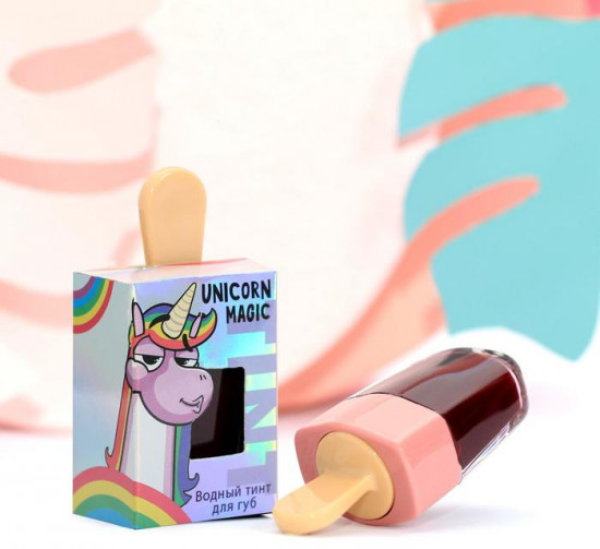 Тинт для губ стойкий «Unicorn magic», оттенок винный