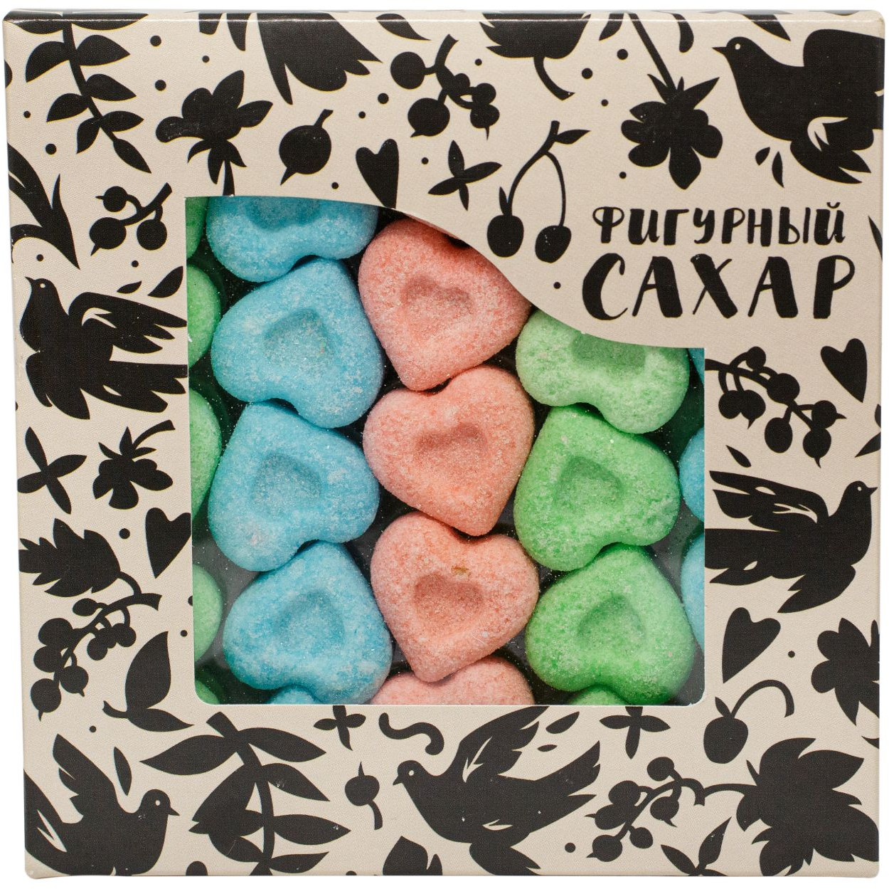 Сахар фигурный со вкусом лимона «Сердечки» | New Sugar Shop