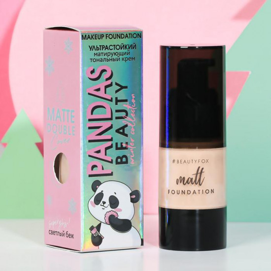 Крем тональный «Beauty Panda», оттенок светло-бежевый