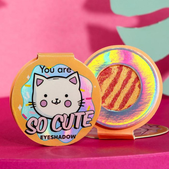 Тени для век мерцающие «You are Sweet», оттенок розовое золото