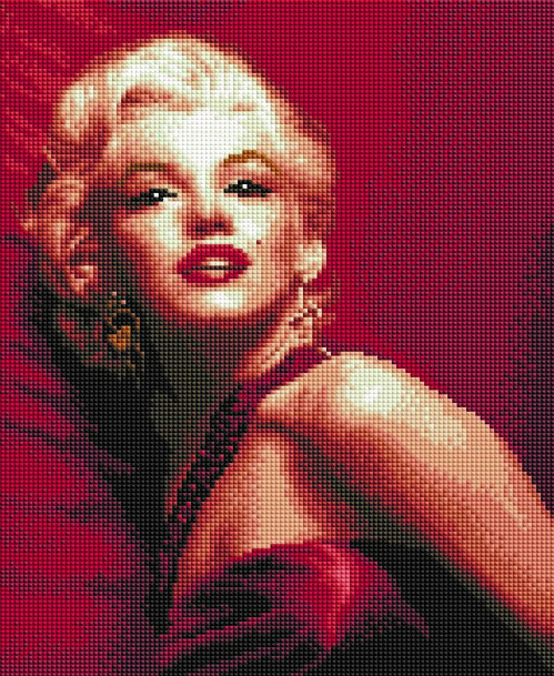 Мозаика алмазная «Красотка Мэрилин» | Paintboy