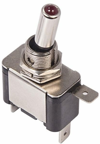 Тумблер однополюсный с подсветкой | Rexant