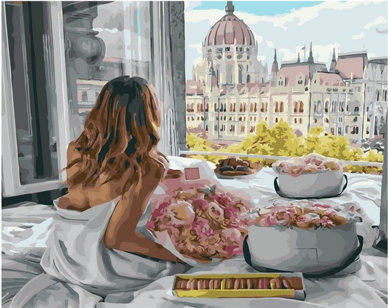 Картина по номерам «Счастливое утро» | Paintboy