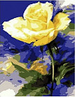Картина по номерам «Желтая роза»