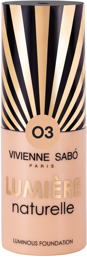 Тональный крем «Lumiere Naturelle», оттенок 03 Темно-бежевый | Vivienne Sabo