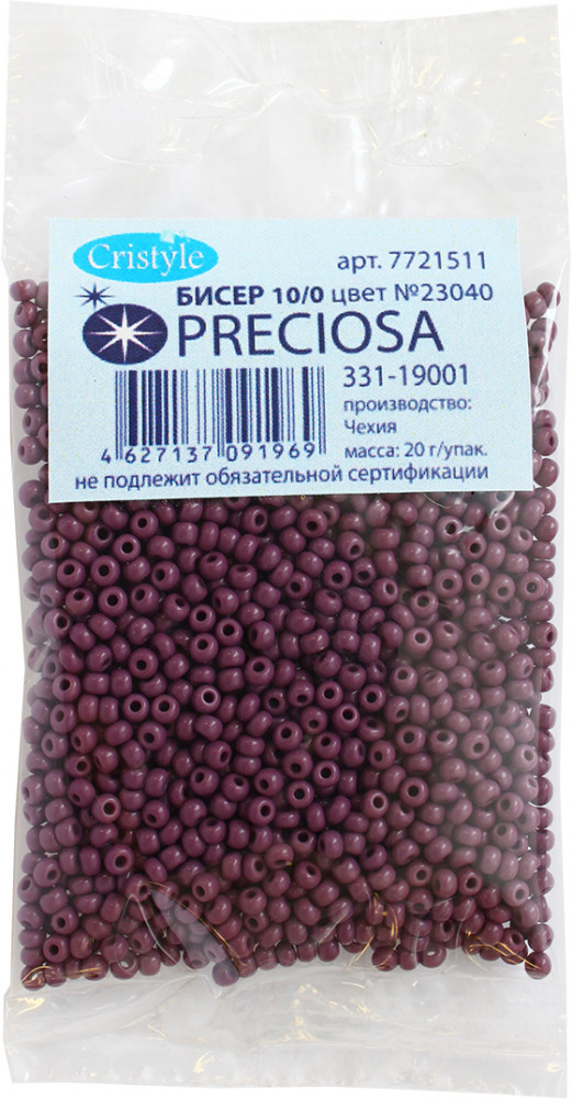 Бисер непрозрачный | Preciosa
