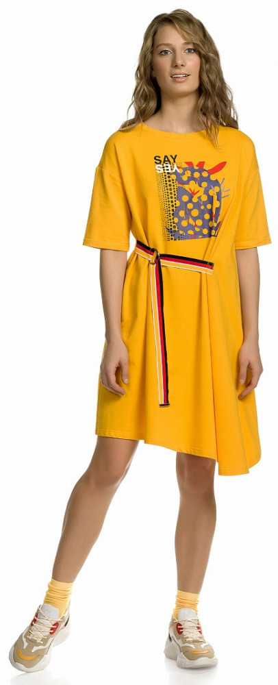 Платье женское | Купание желтого осьминога | Pelican