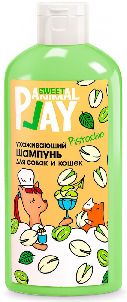 Шампунь ухаживающий для собак и кошек «Фисташковое мороженое» | Animal Play