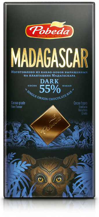 Шоколад горький «Мадагаскар» | Победа