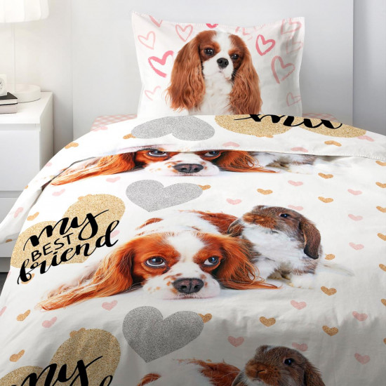 Комплект постельного белья «Puppy and Bunny»