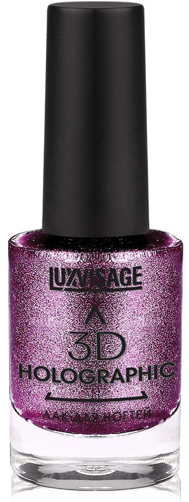 Лак для ногтей 3D Holographic, оттенок 709 Сиреневый агат | LuxVisage