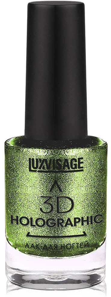 Лак для ногтей 3D Holographic, оттенок 712 Солнечный лайм | LuxVisage