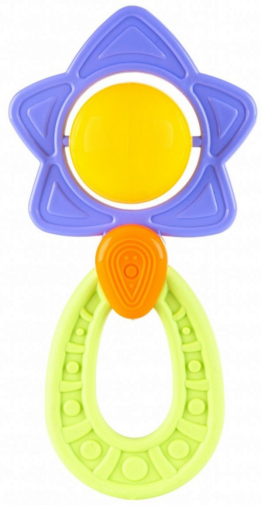 Погремушка с прорезывателем «Звезда» | Knopa