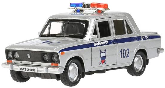 Машина металлическая «ВАЗ-2106 Жигули полиция» | Технопарк