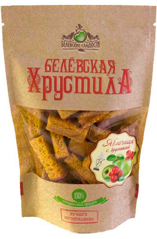 Хрустила яблочная без сахара | Белевские сладости