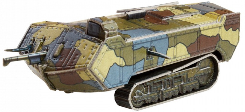Модель сборная «Танк Saint Chamond» | Умная бумага