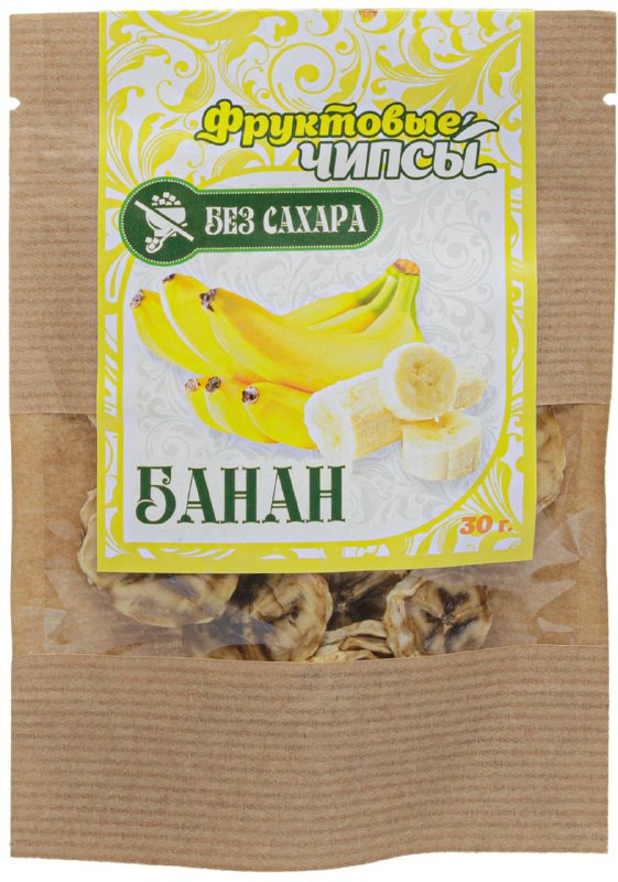 Чипсы фруктовые «Банан» | Русские традиции