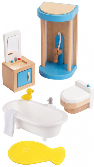 Мебель для кукольного домика «Ванная комната»