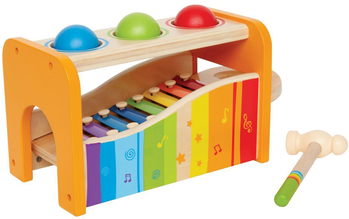 Игрушка деревянная «Музыкальная скамейка» | Hape