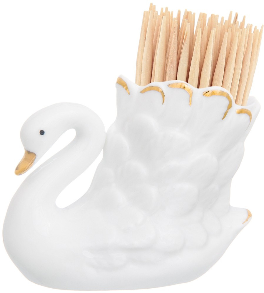 Вазочка под зубочистки «Лебедь» | Elan Gallery