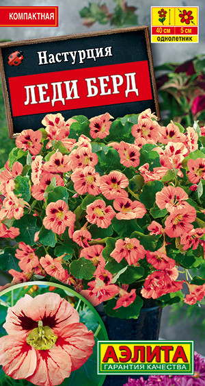 Настурция «Леди берд» | Однолетние цветы (Аэлита) | Аэлита