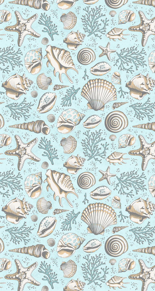 Полотенце кухонное «Ракушки» | Солнечный дом