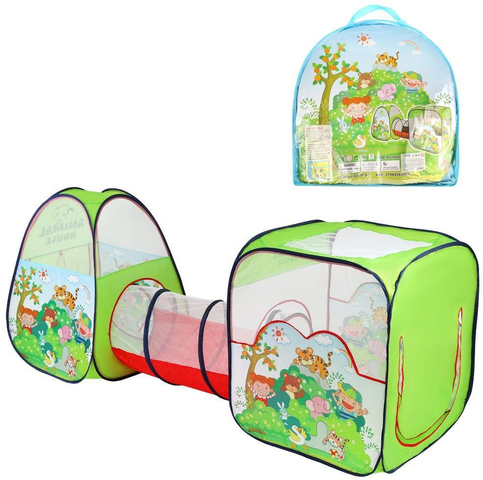 Палатка игровая с туннелем «Волшебный сад» | Наша игрушка