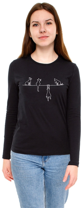 Лонгслив для девочек | На каникулах | Апрель