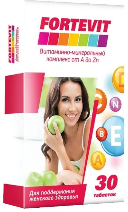 Комплекс витаминов и минералов для женщин «от А до Цинка» | Fortevit