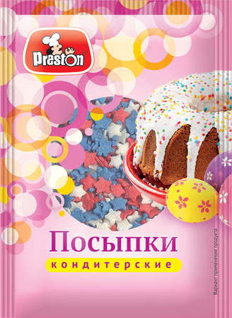 Посыпка кондитерская «Звездочки» | Preston