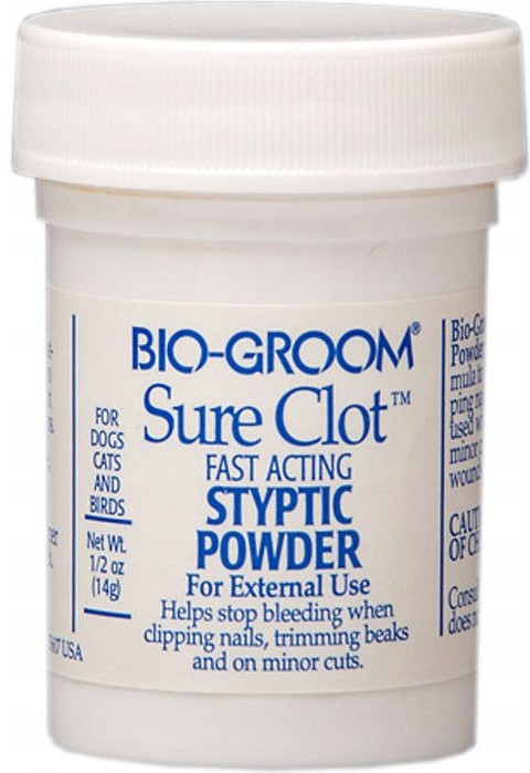 Пудра кровоостанавливающая «Sure Clot» | Bio-groom