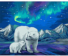 Картина по номерам «Северное сияние»