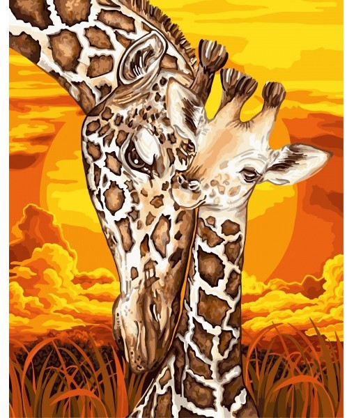 Картина по номерам «Материнская забота» | Русская живопись