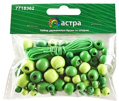 Набор деревянных бусин | Астра