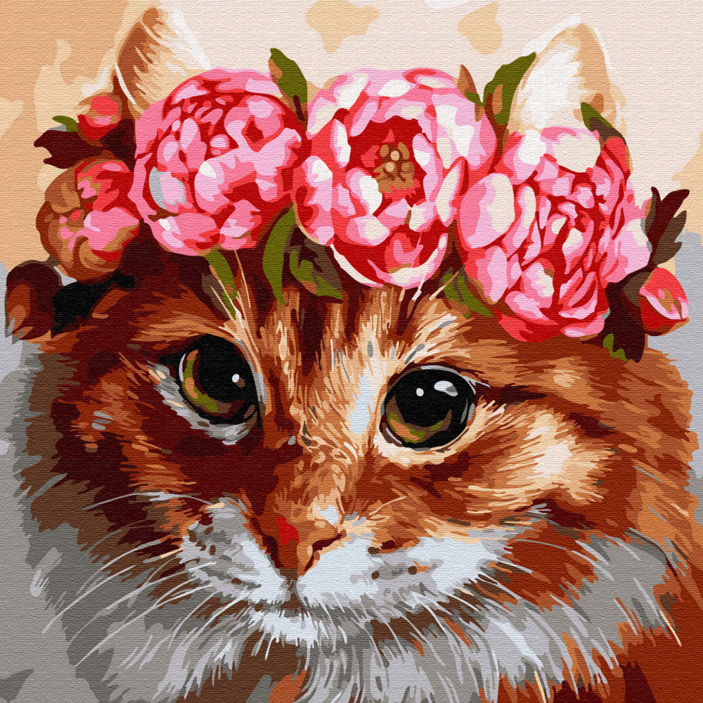 Картина по номерам «Пушистая красотка» | Molly