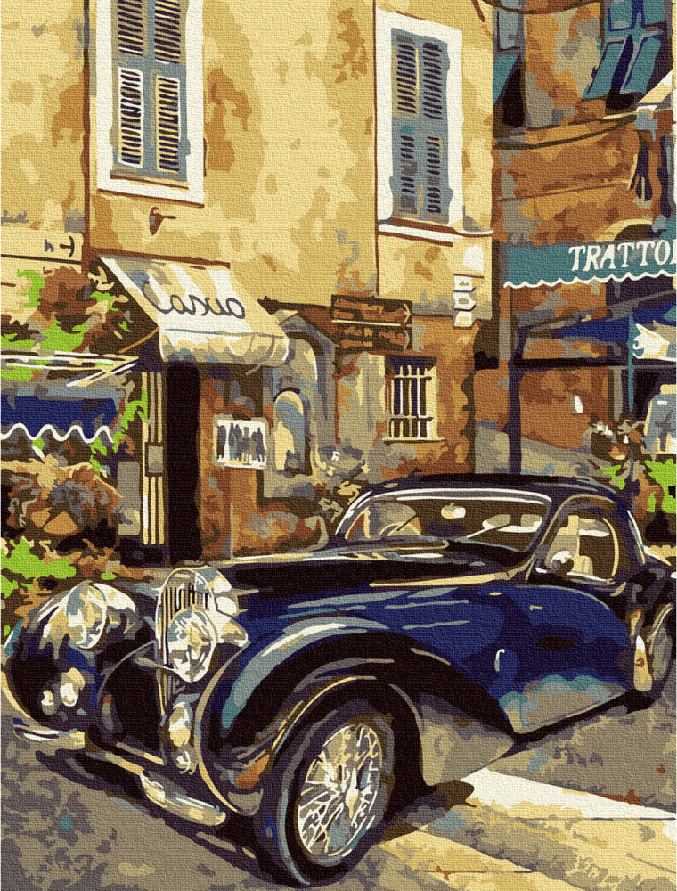 Картина по номерам «Бугатти 1939 г.» | Molly