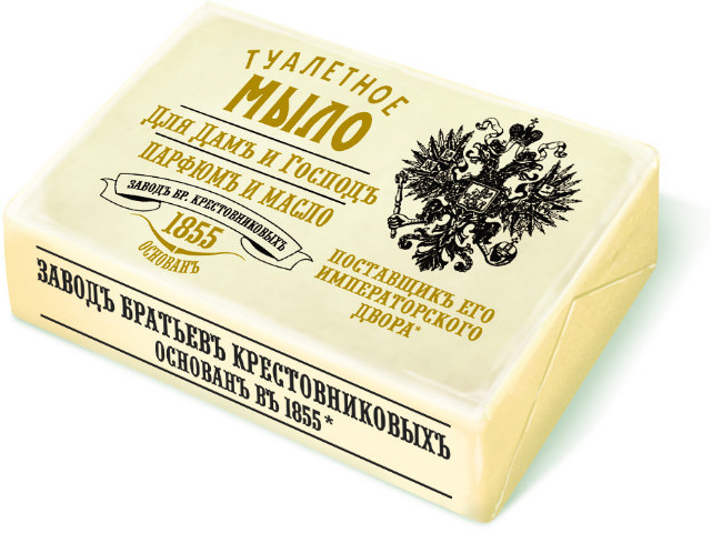 Мыло туалетное увлажняющее «Парфюм и масло» | Для дамъ и господъ | Завод Братьев Крестовниковых