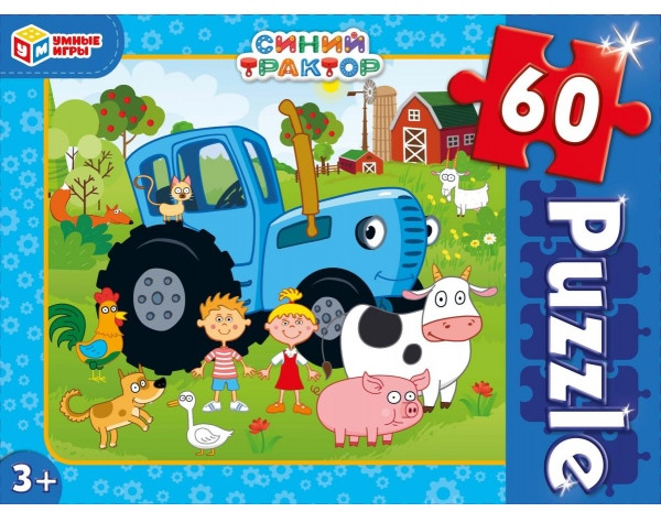 Пазл «Синий трактор» | Умные игры