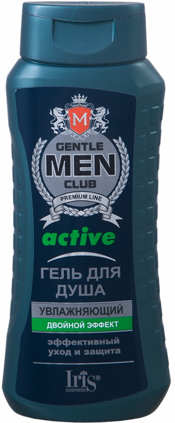 Гель для душа «Active» | Gentlemen club | Iris Cosmetic