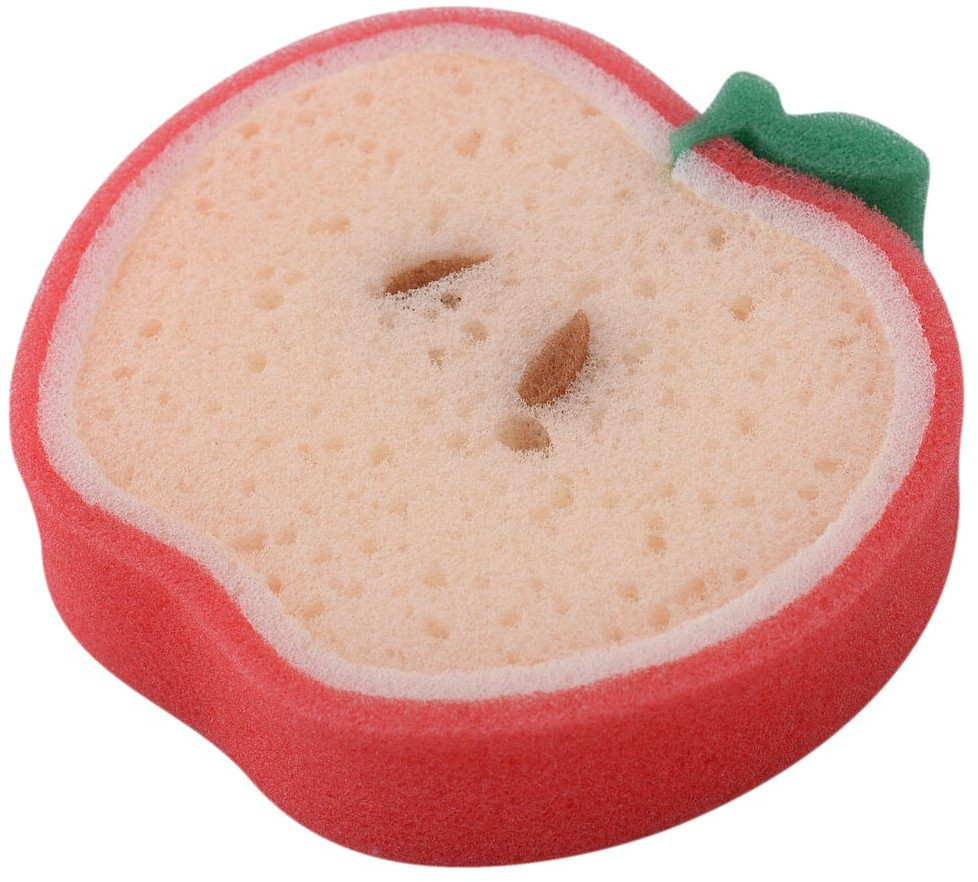 Мочалка детская «Яблочная долька» | Мультидом Трейдинг