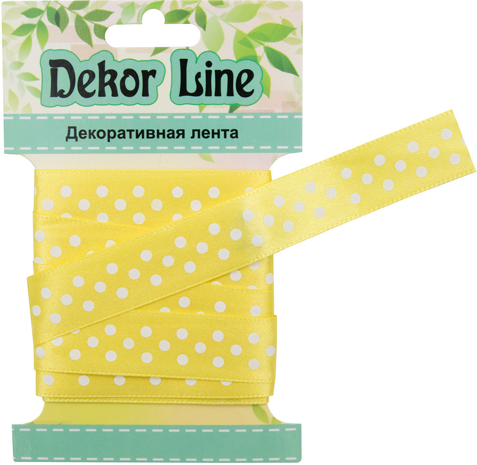 Лента атласная «Горошек» | Айрис